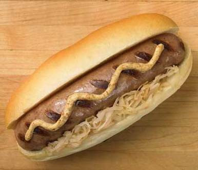 Image of Natural Casing Cooked Bratwurst - 10 lb.