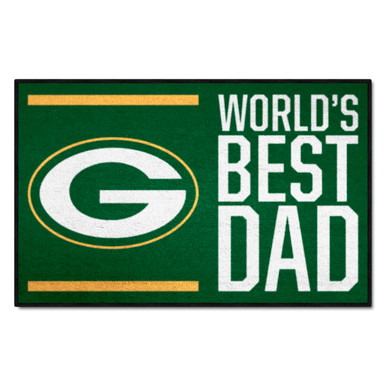 Packers Best Dad Floor Mat - WisconsinMade Artisan Collective