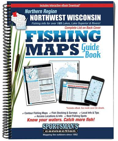 CROOKED LAKE Fishing Map