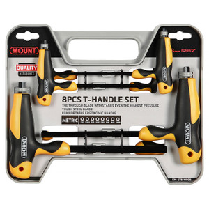 Mount 8PCS T-Handle Hex Key Set, Metric Mount 8PCS T-Handle Hex Key Set, Metric