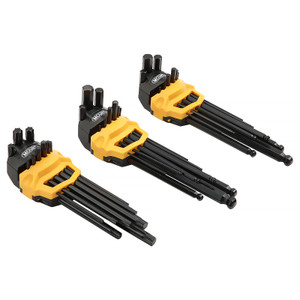 Mount 27PCS Long Arm Ball End Hex Key Allen Wrench Set, Metric/SAE/Torx Mount 27PCS Long Arm Ball End Hex Key Allen Wrench Set, Metric/SAE/Torx