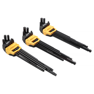 Mount 27PCS Extra Long Arm Ball End Hex Key Allen Wrench Set, Metric/SAE/Torx Mount 27PCS Extra Long Arm Ball End Hex Key Allen Wrench Set, Metric/SAE/Torx