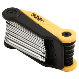 Mount 15PCS Folding Hex Key Set, Metric and Torx Mount 15PCS Folding Hex Key Set, Metric and Torx