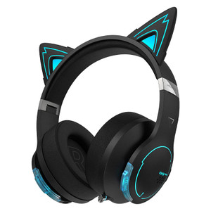 Edifier G5BT CAT Wireless Bluetooth Wired Cat Ear Gaming Headset with Mic (Black) Edifier G5BT CAT Wireless Bluetooth Wired Cat Ear Gaming Headset with Mic (Black)