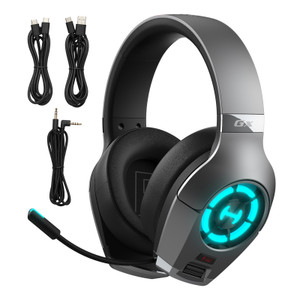 HECATE by Edifier GX Hi-Res Gaming Headset for PS4/ PS5/ PC/Switch/Xbox Gamepad - USB/Type-C/3.5mm Wired Gaming Headphones with Microphone RGB Lighting - ENC Noise Cancelling - 50mm Driver (Grey) HECATE by Edifier GX Hi-Res Gaming Headset for PS4/ PS5/ PC/Switch/Xbox Gamepad - USB/Type-C/3.5mm Wired Gaming Headphones with Microphone RGB Lighting - ENC Noise Cancelling - 50mm Driver (Grey)