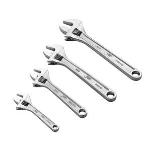 Jetech Adjustable Wrench Set (6in, 8in, 10in, 12in), Metric and SAE, 4PCS