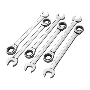 Jetech 27mm Ratcheting Combination Wrench, Metric, 6 Pack Jetech 27mm Ratcheting Combination Wrench, Metric, 6 Pack
