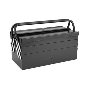 Jetech Cantilever Metal Tool Box, 18 Inch, Dark Grey