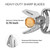 Ventool 8" Sharp Bypass Pruning Shears, Power-lever Anvil Pruner Ventool 8" Sharp Bypass Pruning Shears, Power-lever Anvil Pruner