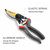 Ventool 8" Sharp Bypass Pruning Shears with Ergonomic Arch Handles Ventool 8" Sharp Bypass Pruning Shears with Ergonomic Arch Handles