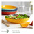 DOWAN Vibrant Pasta Bowls, 8.5'' Large Salad Bowls, 34 Oz Porcelain Pasta Serving Bowl Set of 4