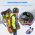 Wham-O Snowboogie 36" Snow Sled, Single Rider Winter Backpack Sled