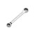 Jetech Double Box End Ratcheting Wrench (8mm x 10mm), Metric