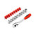 Jetech 1/2 Inch Drive Socket and Ratchet Handle Set (8mm - 19mm), Metric, 10PCS Jetech 1/2 Inch Drive Socket and Ratchet Handle Set (8mm - 19mm), Metric, 10PCS