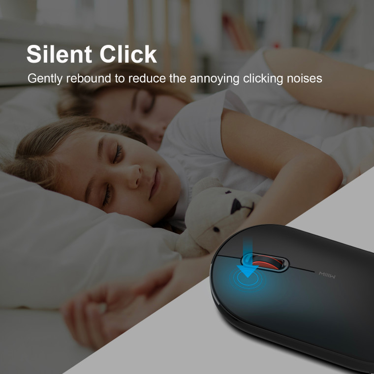 Xiaomi MIIIW M15C Dual Mode Wireless Bluetooth Mouse, Black