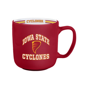 Iowa State Cyclones Coffee Mug 15oz Stripe Design