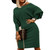 Doll Sleeve Knit Pullover Sweater Dress