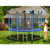 Outdoor Trampoline with Safety Closure Net-12 ft - Color: Blue - Size: 12 ft