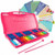 25 Notes Kids Glockenspiel Chromatic Metal Xylophone-Pink - Color: Pink