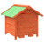  Dog Kennel Brown 25.6"x25.6"x24.2" Solid Wood Pine