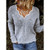 Wave Collar Block Holiday Sweater Wave Collar Block Holiday Sweater