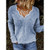 Wave Collar Block Holiday Sweater Wave Collar Block Holiday Sweater