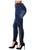 Women Jeans Skinny Curvy Slim Fit Stretch Denim Ripped Straps Cross Pants