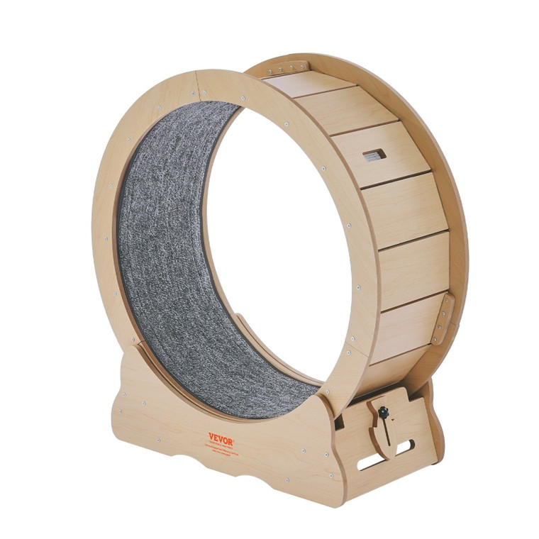  Cat Exercise Wheel, Large Cat Treadmill Wheel for Indoor Cats, 29.5 inch Cat Running Wheel with De