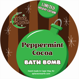 Peppermint Cocoa Bath Bomb