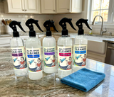 Kitchen Countertop Group Photo of All-Purpose Cleaning Sprays.