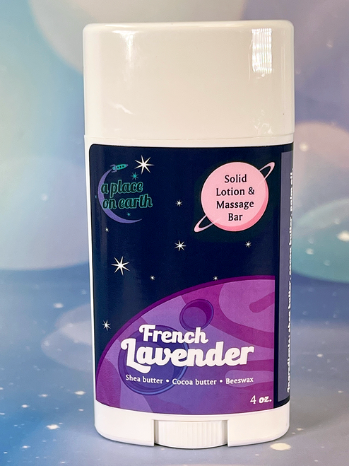 Solid Lotion & Massage Bar: French Lavender 