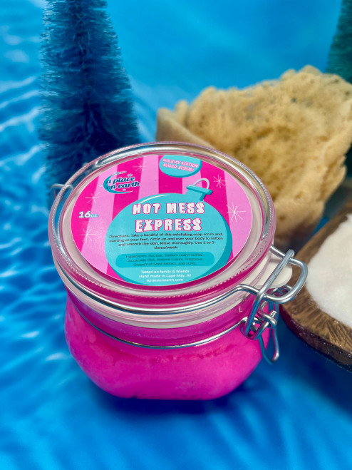Hot Mess Express Sugar Scrub — 16oz jar