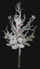 26" Flocked Pine Cone Pick