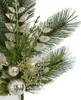 Close Up of Glitter Leaves and Ornament Balls
(It's a pretty Spray  ;-) )