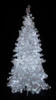 C-230315 - 5' Slim Crystal White Pine Tree with LED Rice Lights