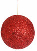 J-240060 - 12" Red Sequined/Glitter Ball