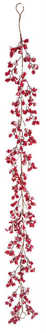 6' Snowy Berry Garland