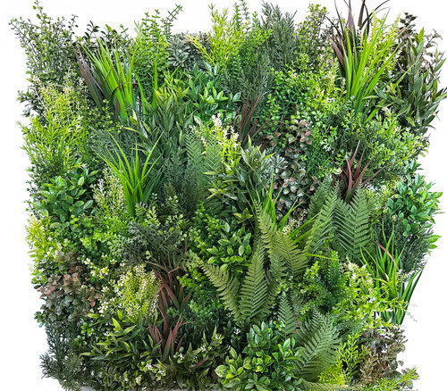 A-234000 - 30" x 30" Polyblend Mixed Foliage Wall Panel