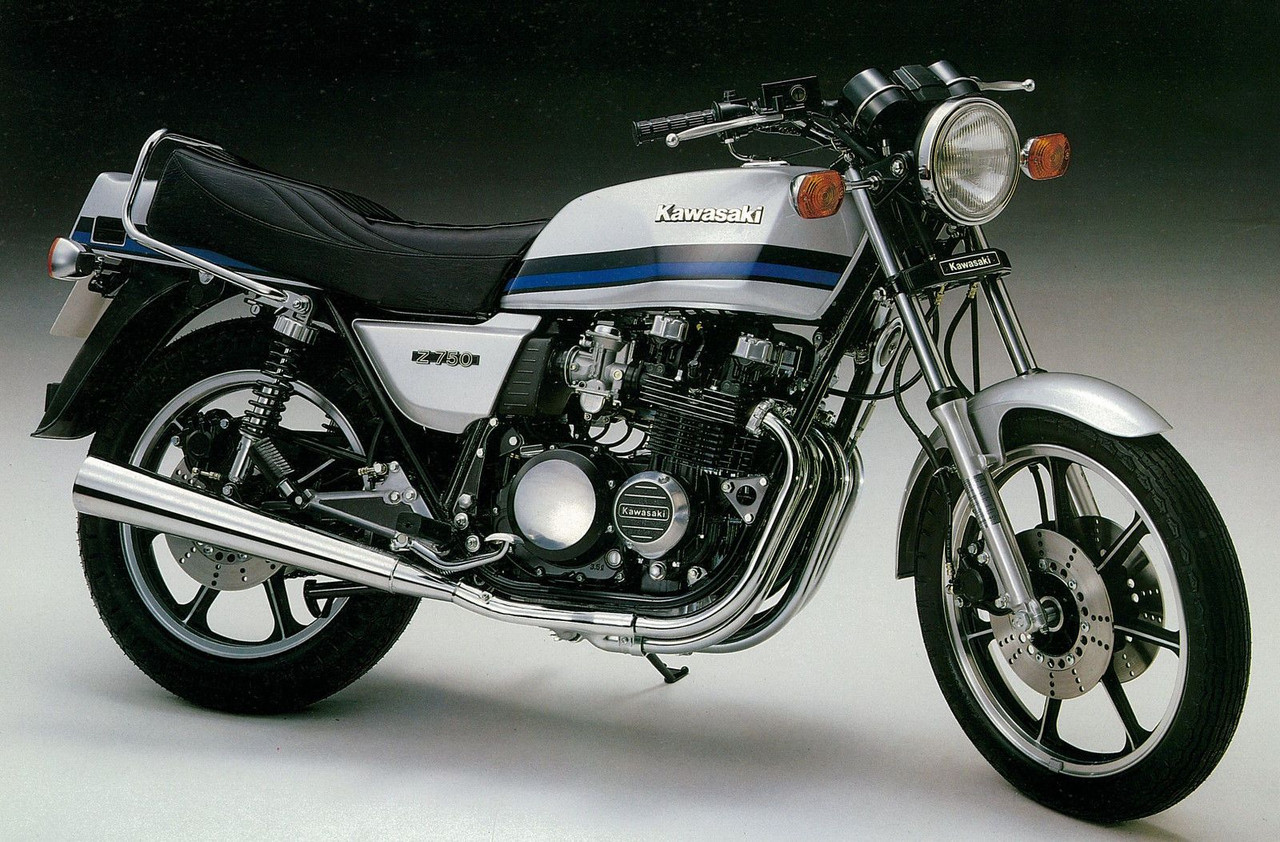 KAWASAKI Z750 GT KZ750E 1982- FRONT STAINLESS BRAIDED BRAKE KIT