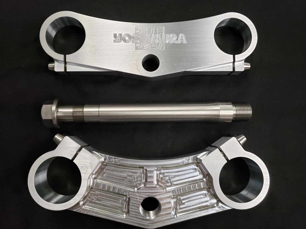 1990-1994 GSXR1100 YOSHI STYLE TRIPLE CLAMPS 52-56MM