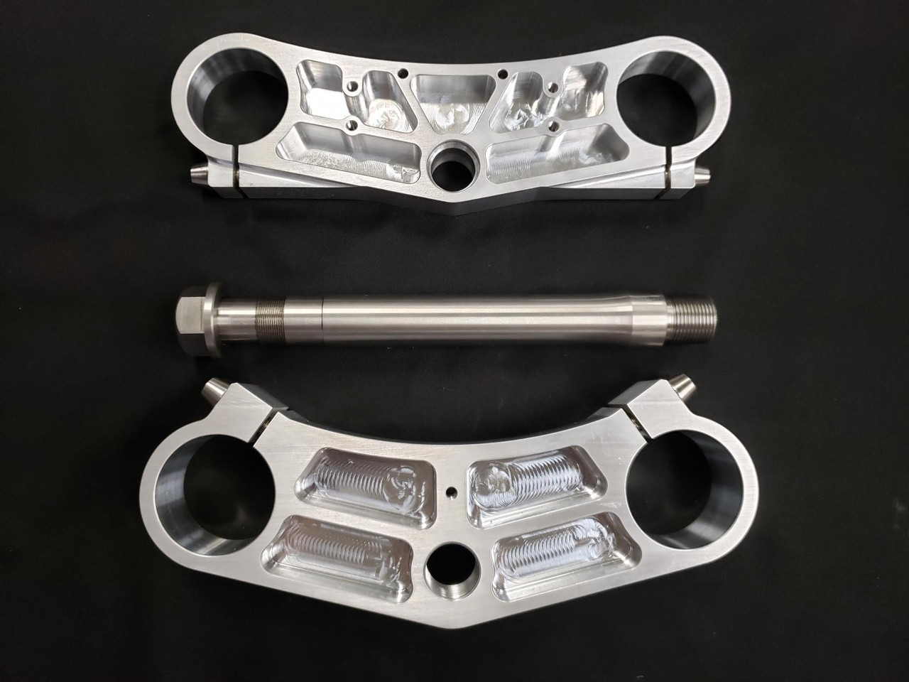 1990-1994 GSXR1100 YOSHI STYLE TRIPLE CLAMPS 52-56MM