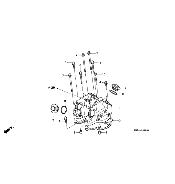 LP Cylinder Head Cover Gasket For Honda XR400R (96-04), TRX400X (99-14), TRX400EX (99-08) – 30-XR400-9