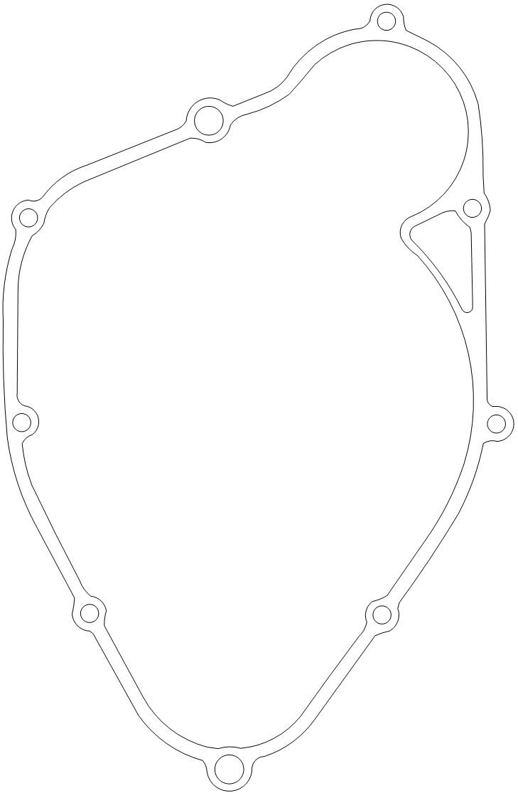 1980-1982 Kawasaki KX250 11009-1171 R. Engine Cover Gasket