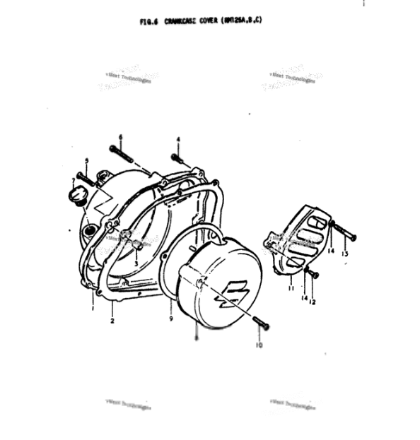 NOS Suzuki 1980-84 PE175 79-81 RM100 79-80 RM125 Clutch Cover Gasket 11482 40200 NOS Suzuki 1980-84 PE175 79-81 RM100 79-80 RM125 Clutch Cover Gasket 11482 40200