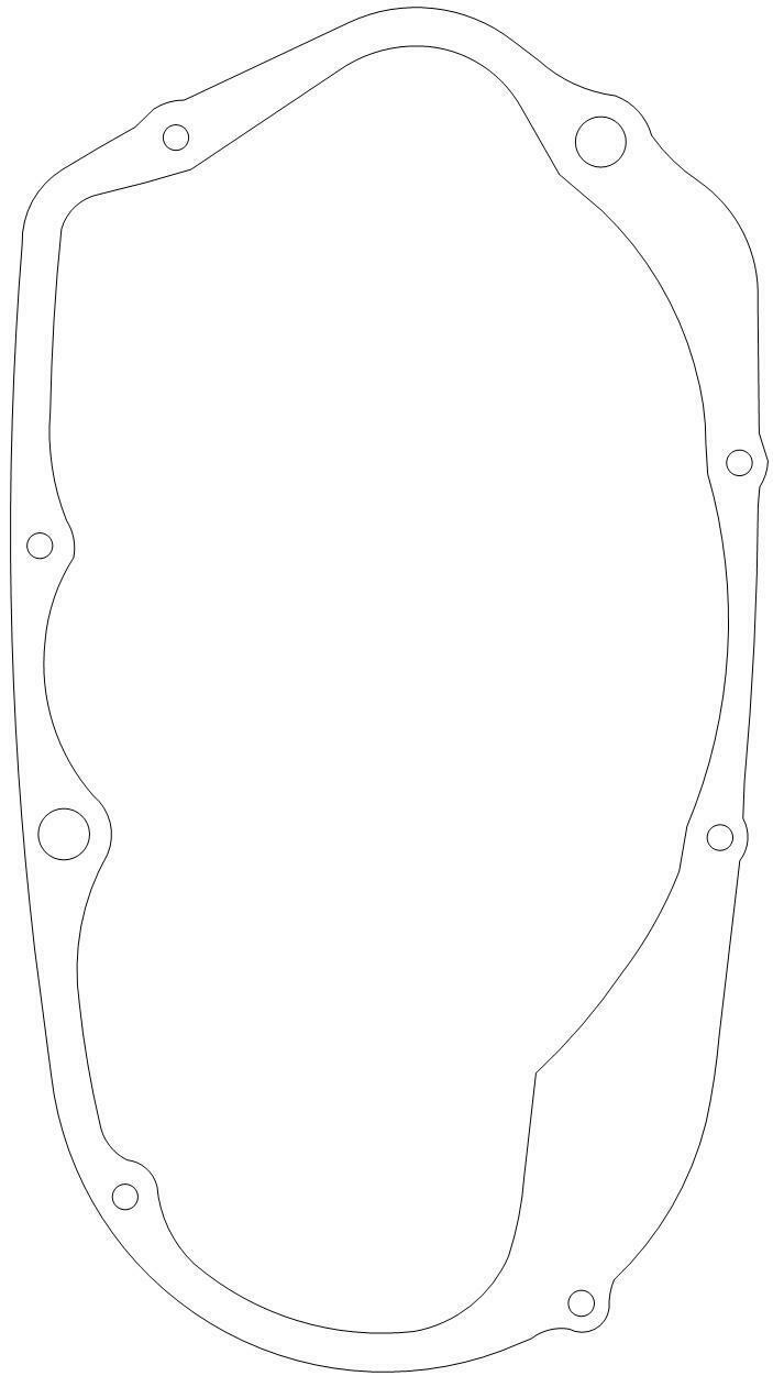1974-1975 Yamaha YZ250 308-15461-01 Crankcase Gasket
