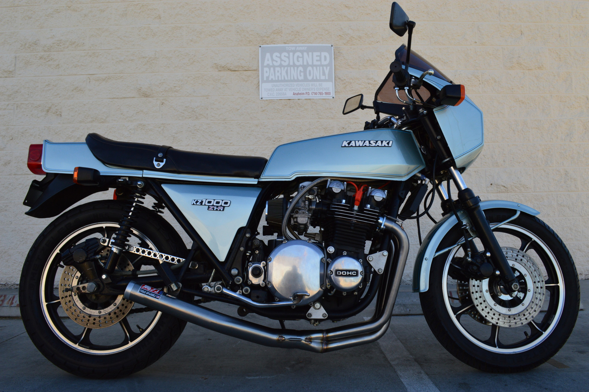 Kawasaki Kz1000 Z1r Street stainless 41 exhaust