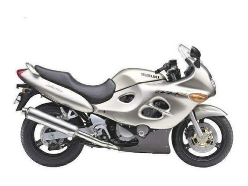 SUZUKI GSX750F GR78A 1999- FRONT & REAR STAINLESS BRAIDED BRAKE KIT