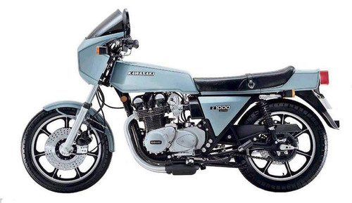 KAWASAKI KZ1000 Z1R KZT00D 1978-1980 REAR STAINLESS BRAIDED BRAKE KIT