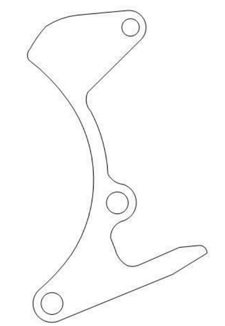 1985-1986 Honda VFR750F 11343-MY7-000 L. Cover Gasket