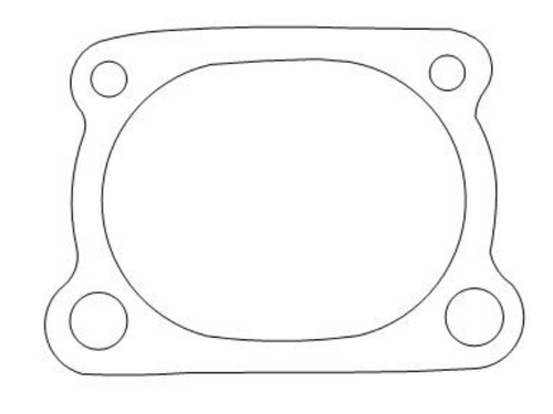 1976-1977 Kawasaki KZ1000 14046-025 Kickshaft Cover Gasket